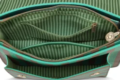 Pip Studio Taschen|Umhängetaschen|Fenna Schultertasche Mittel Streifen Grün