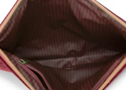 Pip Studio Necessaire|Flaches Necessaire Gross Samt Quiltey Days Rot