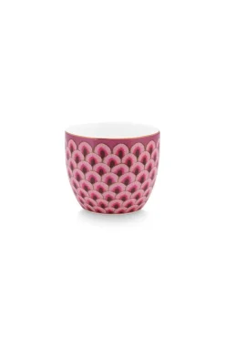 Pip Studio Eierbecher|Flower Festival Eierbecher Rot/Dunkel Rosa
