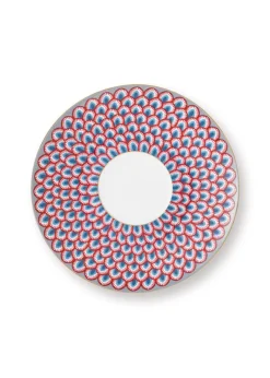 Pip Studio Espresso Tasse|Tasse & Untertasse|Flower Festival Espresso Tasse & Undertasse Hell Blau