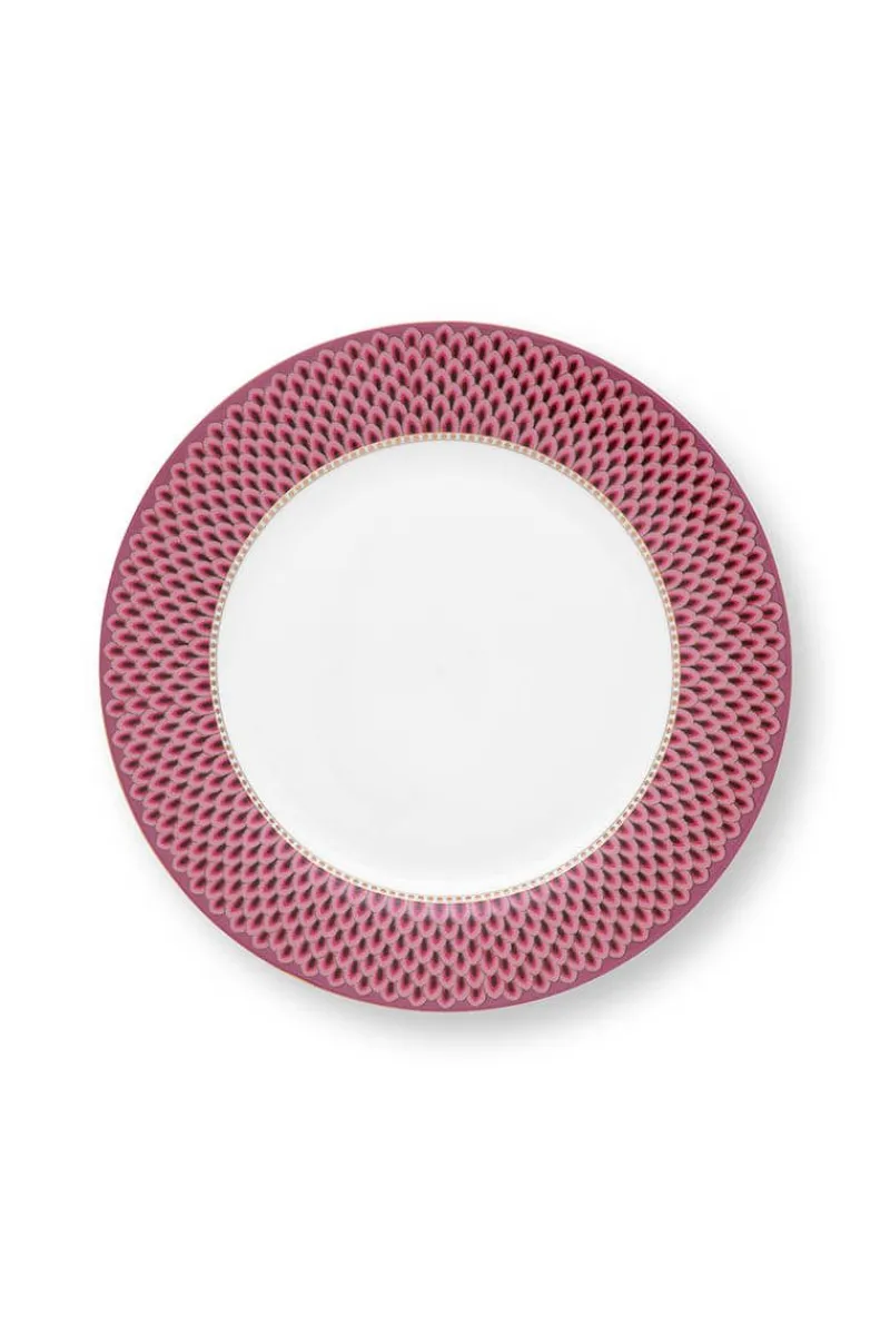Pip Studio Essteller|Flower Festival Esteller Rot/Dunkel 26.5 cm Rosa