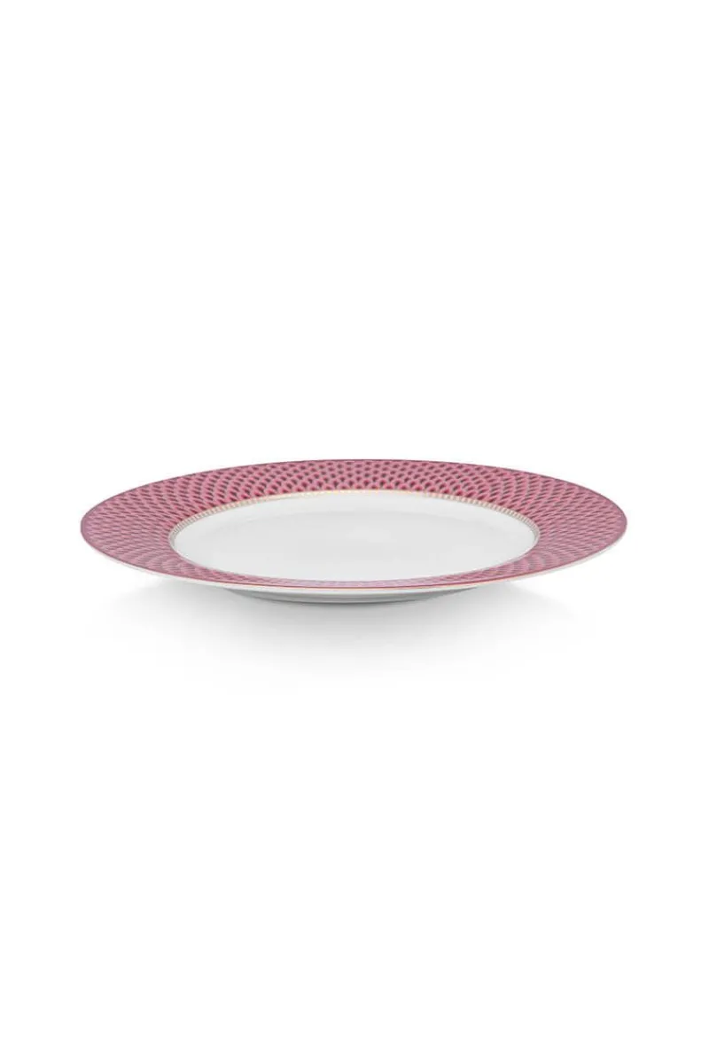 Pip Studio Essteller|Flower Festival Esteller Rot/Dunkel 26.5 cm Rosa