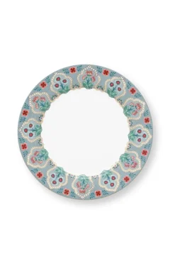 Pip Studio Frühstücksteller|Flower Festival Frühstücksteller Hell 21 cm Blau