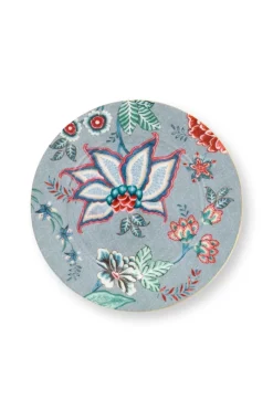 Pip Studio Gebäckteller|Flower Festival Gebäckteller Hell 17 cm Blau