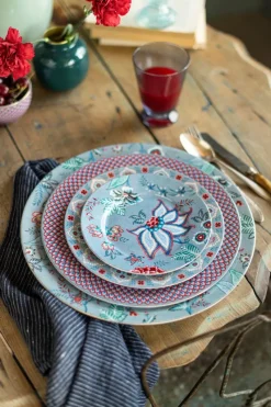 Pip Studio Gebäckteller|Flower Festival Gebäckteller Hell 17 cm Blau