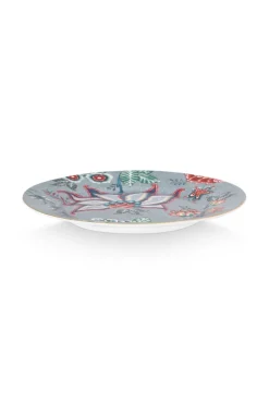 Pip Studio Gebäckteller|Flower Festival Gebäckteller Hell 17 cm Blau