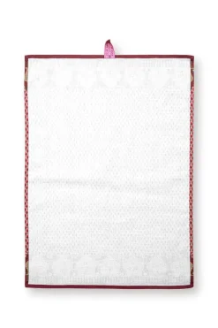 Pip Studio Geschirrtuch|Flower Festival Geschirrtuch Rot/Dunkel Rosa