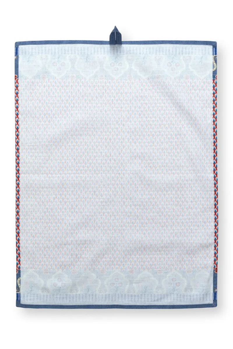 Pip Studio Geschirrtuch|Flower Festival Geschirrtuch Rot/ Blau