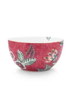 Pip Studio Schalen|Flower Festival Schale Dunkel 12 cm Rosa