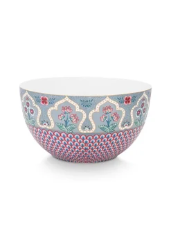 Pip Studio Schalen|Flower Festival Schale Hell 18 cm Blau