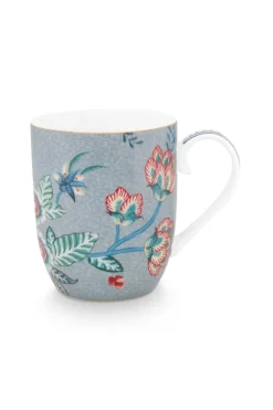 Pip Studio Kaffeetassen|Flower Festival Tasse Klein Hell Blau