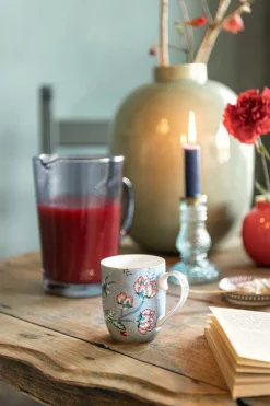 Pip Studio Kaffeetassen|Flower Festival Tasse Klein Hell Blau