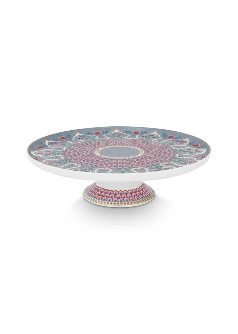 Pip Studio Tortenteller|Flower Festival Tortenteller Klein Herz Hell Blau