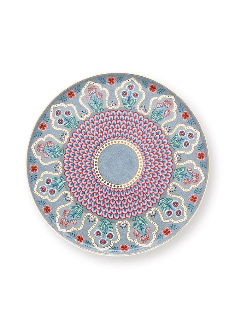 Pip Studio Tortenteller|Flower Festival Tortenteller Klein Herz Hell Blau