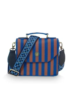 Pip Studio Taschen|Umhängetaschen|Frances Schultertasche Klein Streifen Blau