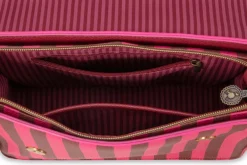 Pip Studio Taschen|Umhängetaschen|Frances Schultertasche Mittel Streifen Rosa