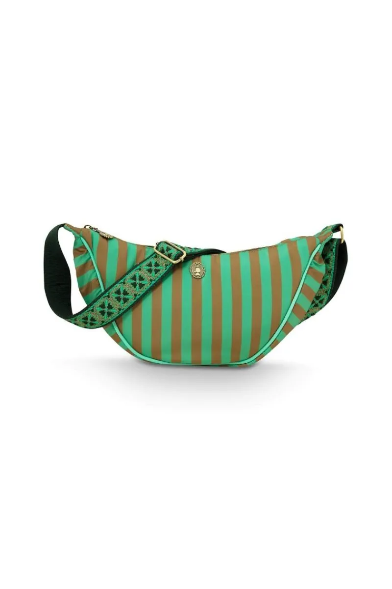 Pip Studio Taschen|Umhängetaschen|Freya Schultertasche Streifen Grün