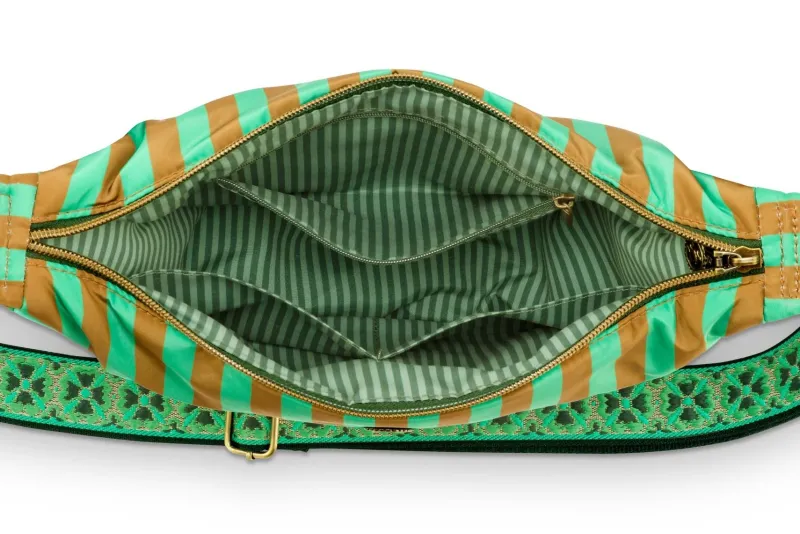 Pip Studio Taschen|Umhängetaschen|Freya Schultertasche Streifen Grün