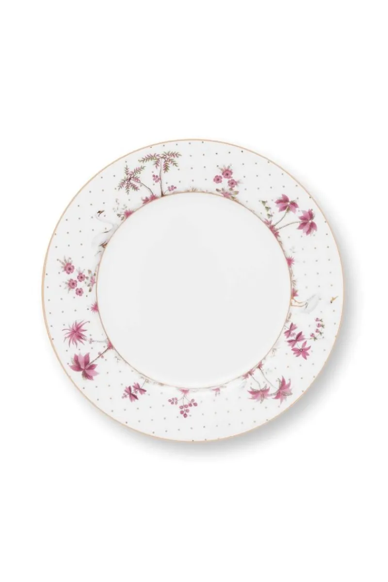 Pip Studio Frühstücksteller|Frühstücksteller Jolie Punkte Gold Rosa 21cm