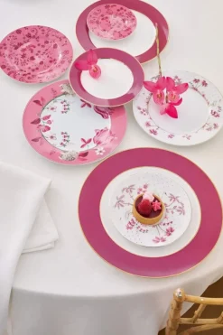 Pip Studio Frühstücksteller|Frühstücksteller Jolie Punkte Gold Rosa 21cm