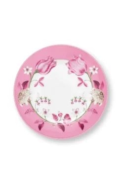 Pip Studio Frühstücksteller|Frühstücksteller Jolie Tulpe Rosa 23cm