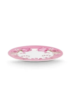 Pip Studio Frühstücksteller|Frühstücksteller Jolie Tulpe Rosa 23cm