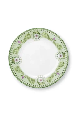 Pip Studio Frühstücksteller|Frühstücksteller Lily&Lotus Hell 23cm Grün