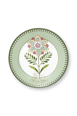 Pip Studio Frühstücksteller|Frühstücksteller Lily&Lotus Hell 21cm Grün