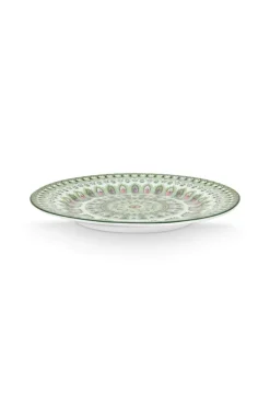 Pip Studio Gebäckteller|Gebäckteller Lily&Lotus Moon Delight Hell 17cm Grün