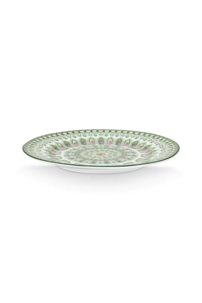 Pip Studio Gebäckteller|Gebäckteller Lily&Lotus Moon Delight Hell 17cm Grün
