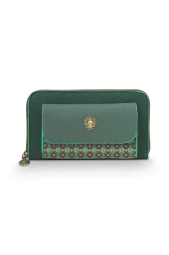 Pip Studio Taschen|Geldbörsen|Geldbörse Fach Uni Grün