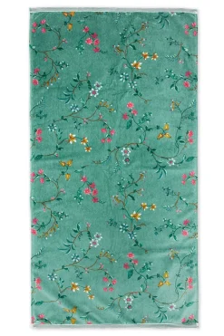 Pip Studio Handtücher|Große Handtuch Les Fleurs 70x140 cm Grün
