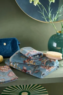 Pip Studio Handtücher|Große Handtuch Secret Garden 70x140cm Blau