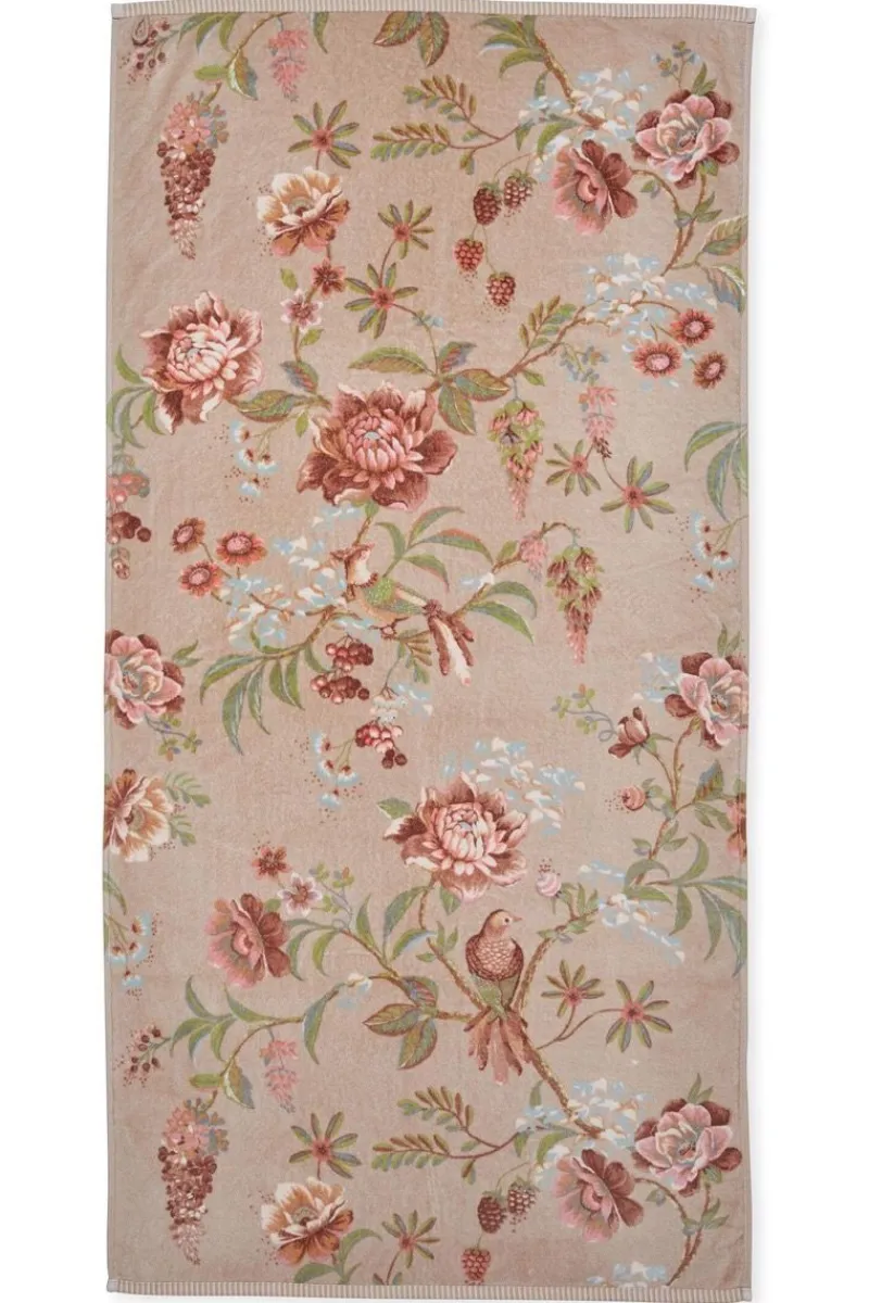 Pip Studio Handtücher|Große Handtuch Secret Garden 70x140cm Khaki