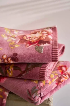 Pip Studio Gästetücher|Gästehandtuch Set/3 Secret Garden Mauve 30x50cm Violett