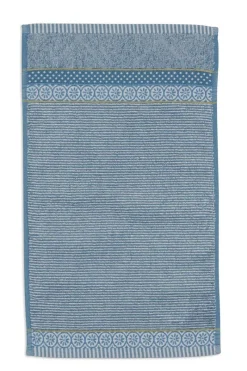 Pip Studio Gästetücher|Gästehandtuch Set/3 Soft Zellige /Grau 30X50cm Blau