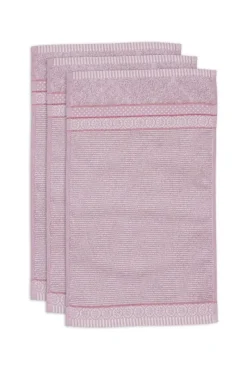 Pip Studio Gästetücher|Gästehandtuch Set/3 Soft Zellige Lila 30X50cm Violett