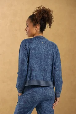 Pip Studio Pullover & Strickjacken|Pullover Und Strickjacken|Jacke Casa dei Fiori Blau
