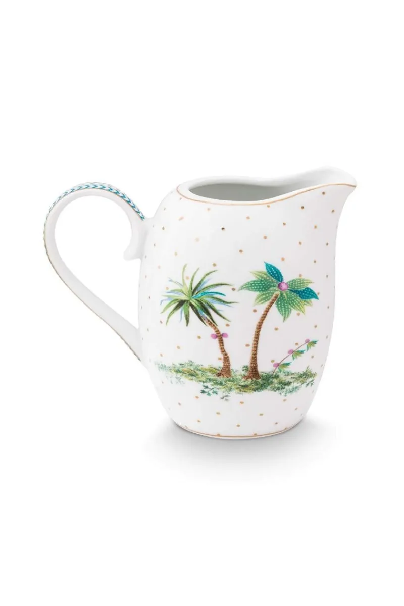 Pip Studio Milchkännchen|Kanne Jolie Punkte Gold Blau