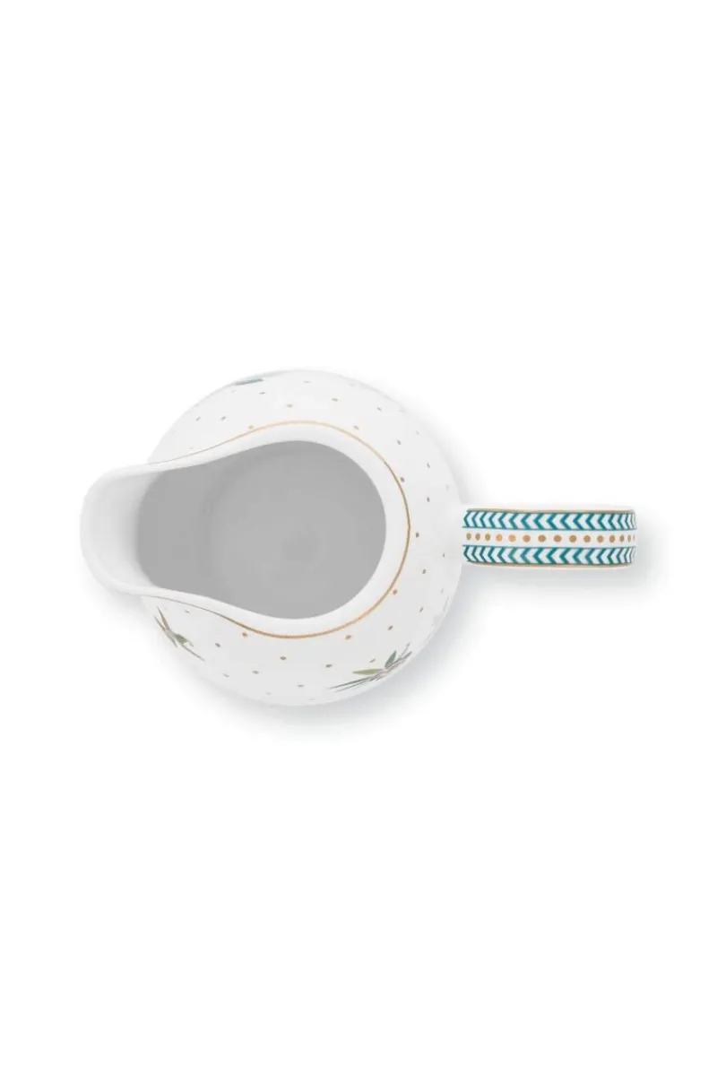 Pip Studio Milchkännchen|Kanne Jolie Punkte Gold Blau