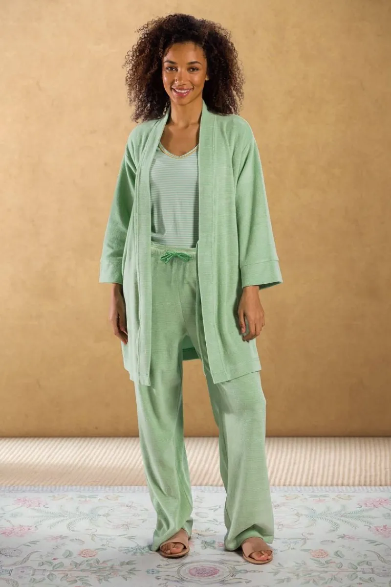 Pip Studio Kimonos|Bademäntel|Kimono Petite Sumo Stripe Grün