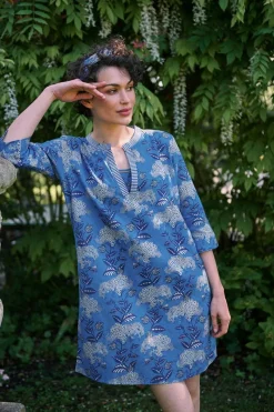 Pip Studio Kleider|Kleid Flora Firenze Kobaltblau