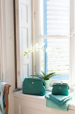 Pip Studio Kosmetiktasche|Kosmetiktasche Extra Gross Quiltey Days Grün