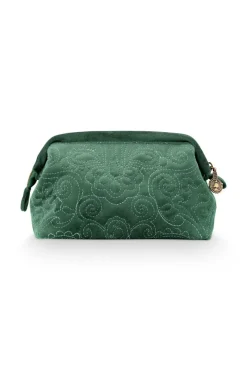 Pip Studio Kosmetiktasche|Kosmetiktasche Klein Quiltey Days Grün