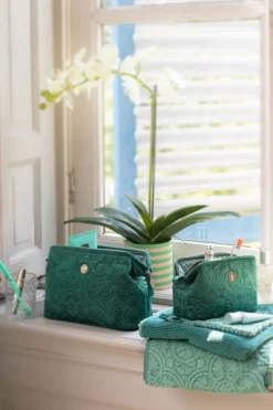 Pip Studio Kosmetiktasche|Kosmetiktasche Klein Quiltey Days Grün