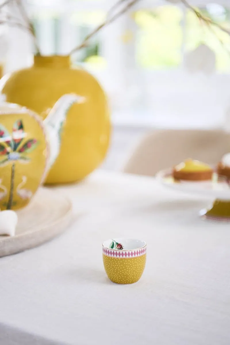 Pip Studio Eierbecher|La Majorelle Eierbecher Gelb