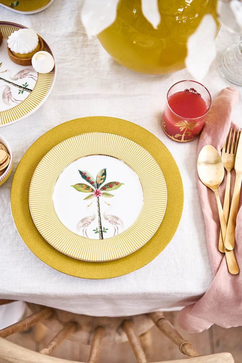 Pip Studio Frühstücksteller|La Majorelle Frühstücksteller 21cm Gelb