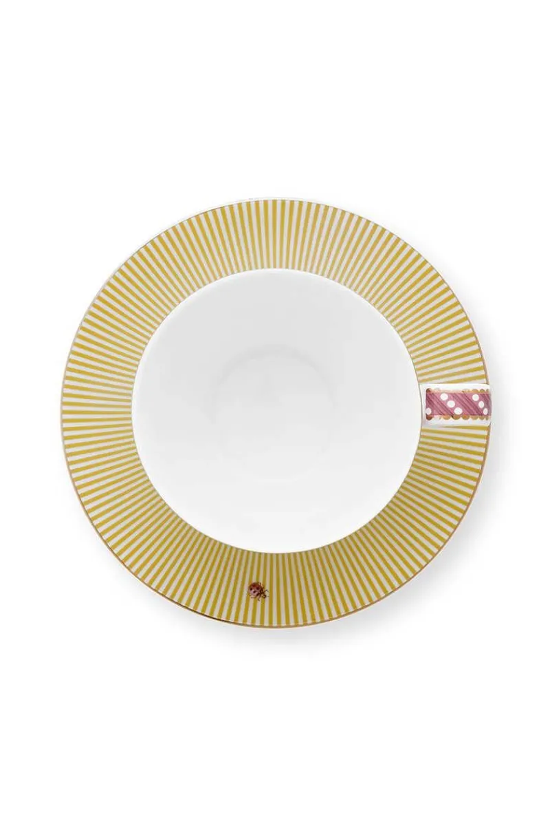 Pip Studio Porzellan Sets|Cappuccino Tasse|La Majorelle Set/2 Cappuccino Tasse & Undertasse Gelb