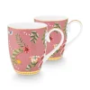 Pip Studio Porzellan Sets|Teetassen|La Majorelle Set/2 Tassen Gross Rosa