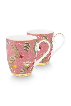 Pip Studio Porzellan Sets|Teetassen|La Majorelle Set/2 Tassen Gross Rosa